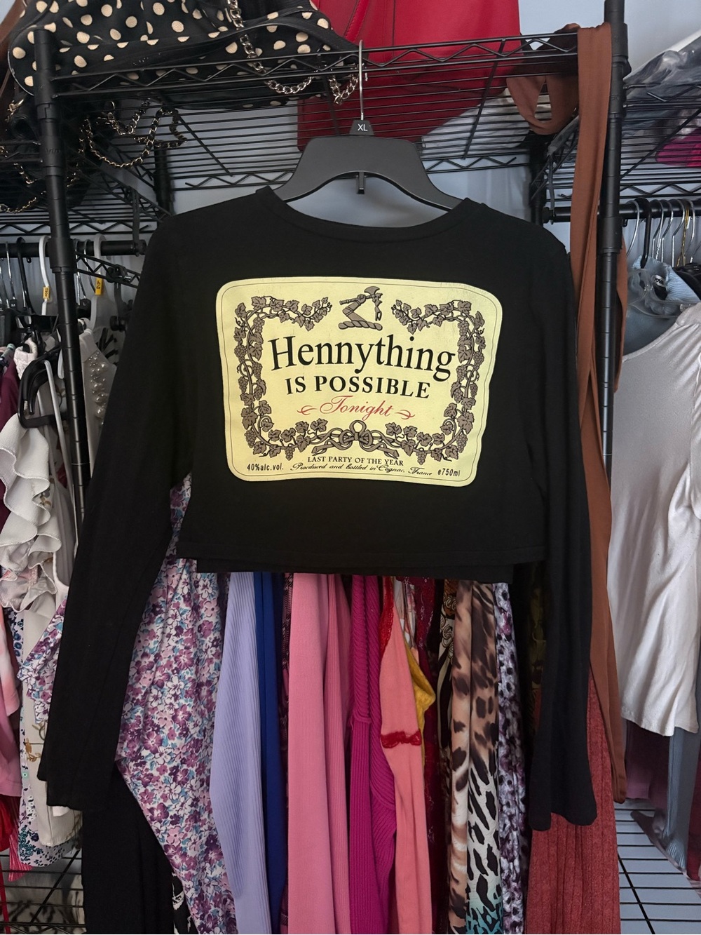 2016 cropped Hennything is Possible shirt